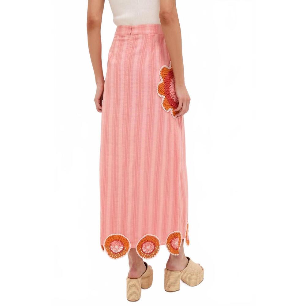 NEW ANNA CATE wells skirt in coral - Picture 3 of 3